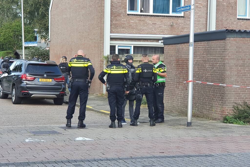 Twee mannen aangehouden na schietpartij bij woning
