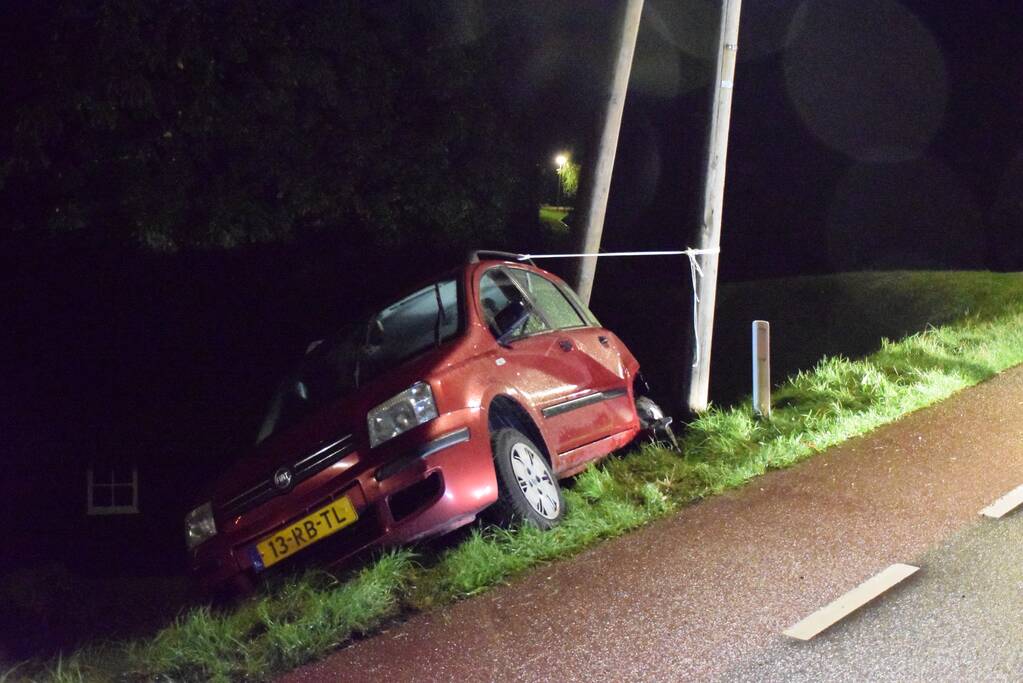 Opnieuw ongeval op dijk ondanks waarschuwingsborden