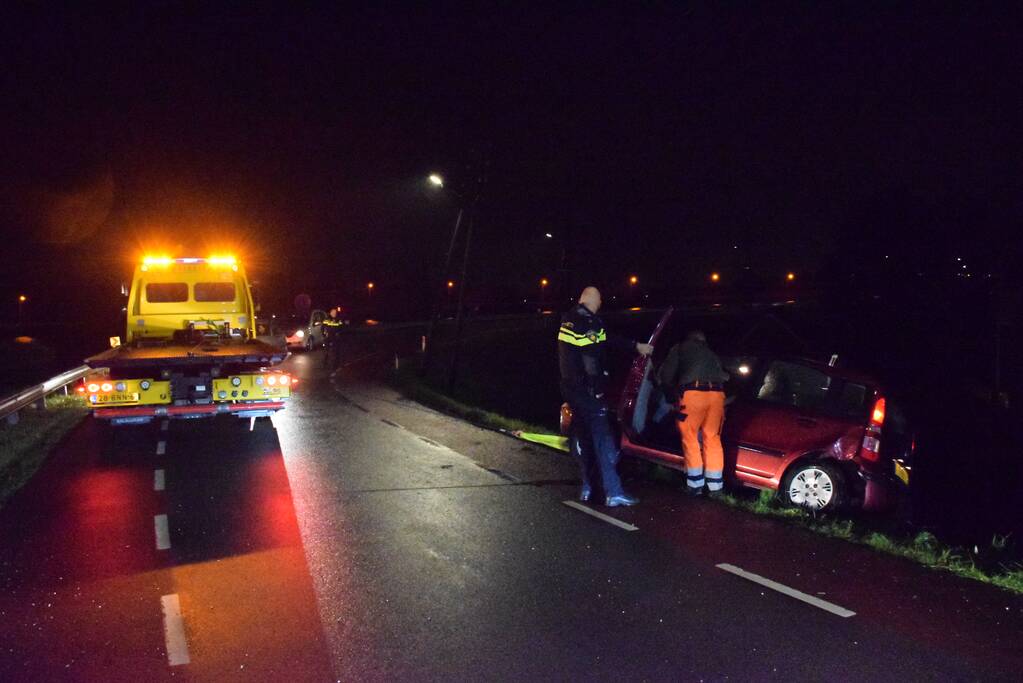 Opnieuw ongeval op dijk ondanks waarschuwingsborden