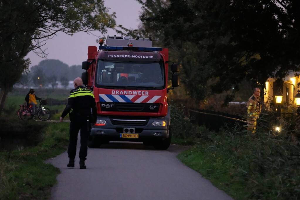 Brandweer druk met schoorsteenbrand