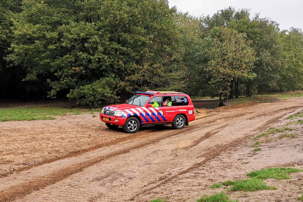 Mountainbiker gewond na valpartij op Ederheide
