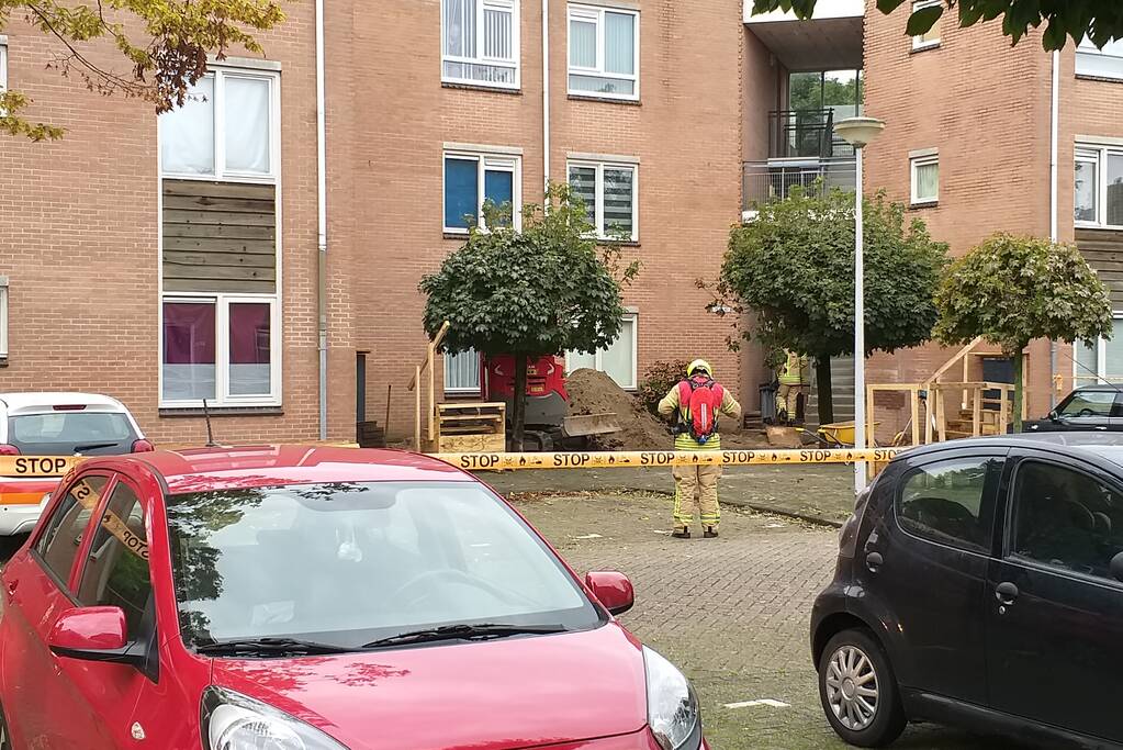 Gasleiding stukgetrokken, woningen ontruimd
