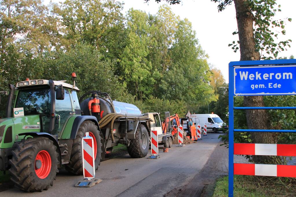 Kapotte riolering zorgt voor sinkhole