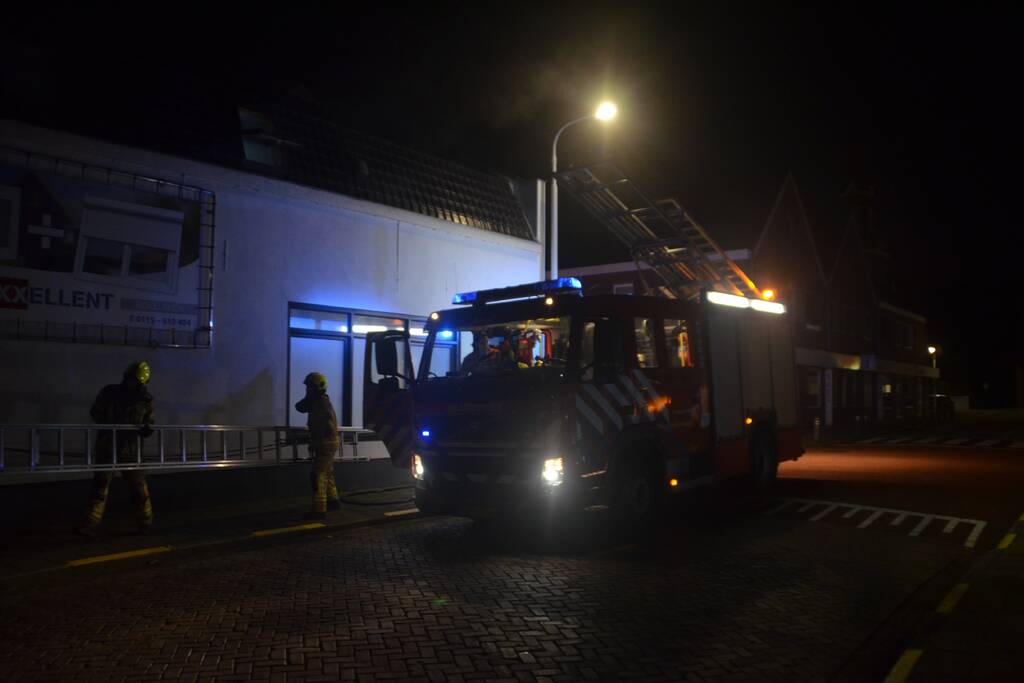 Oven vat vlam in woning