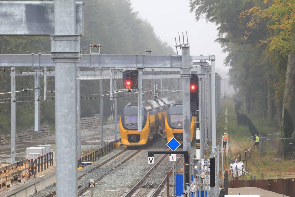 Geen treinverkeer door aanrijding met persoon