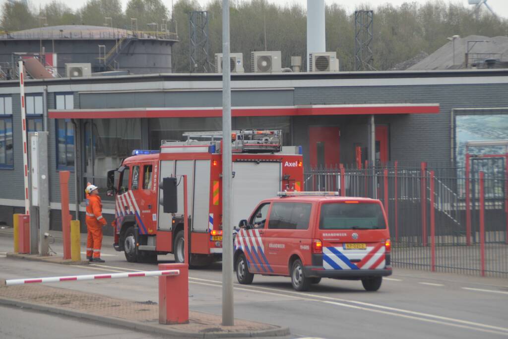 Incident met gevaarlijke stoffen op terrein Heros
