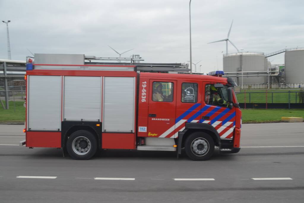 Incident met gevaarlijke stoffen op terrein Heros