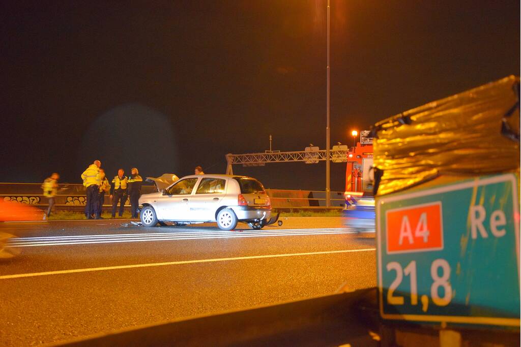 Extreme file na kettingbotsing op snelweg