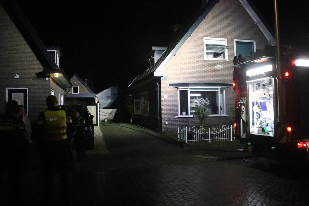 Flinke rookontwikkeling bij woningbrand