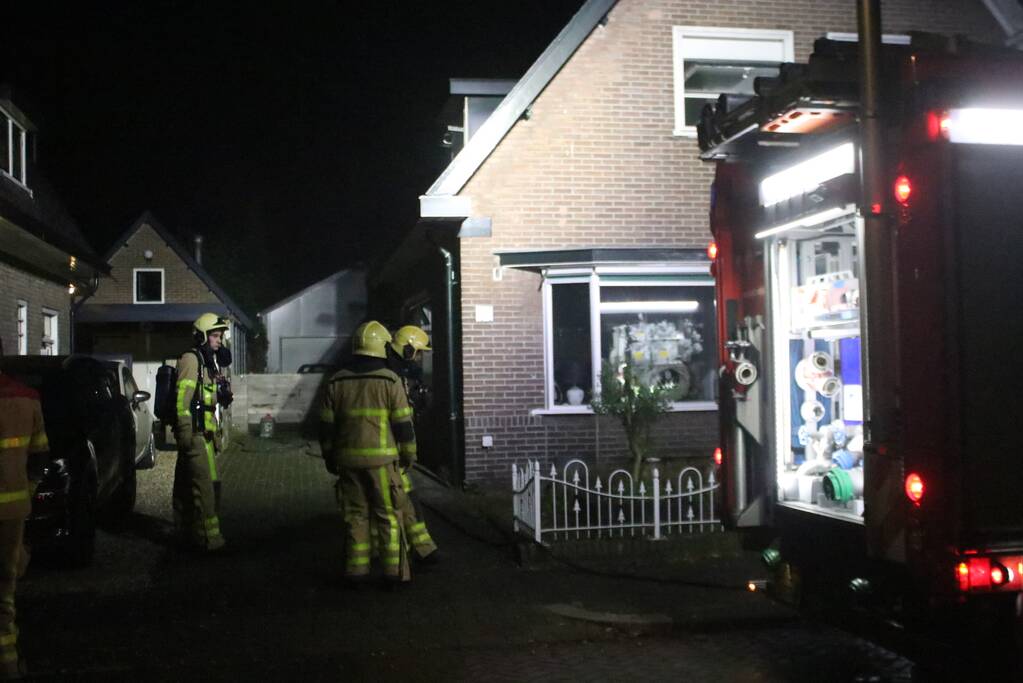 Flinke rookontwikkeling bij woningbrand