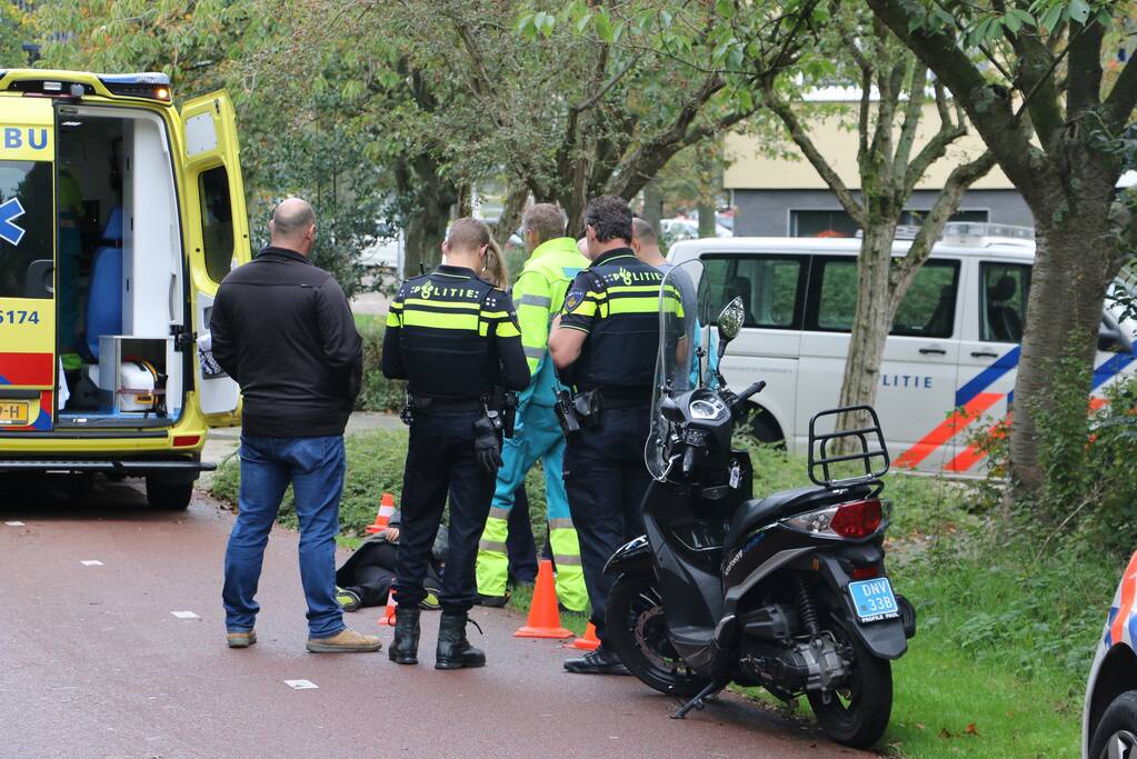 Kind gewond na val met fiets