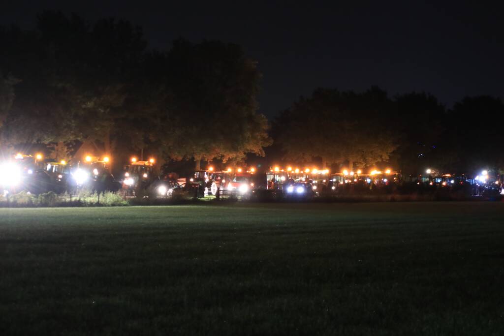 Flinke file en chaos door protesterende boeren