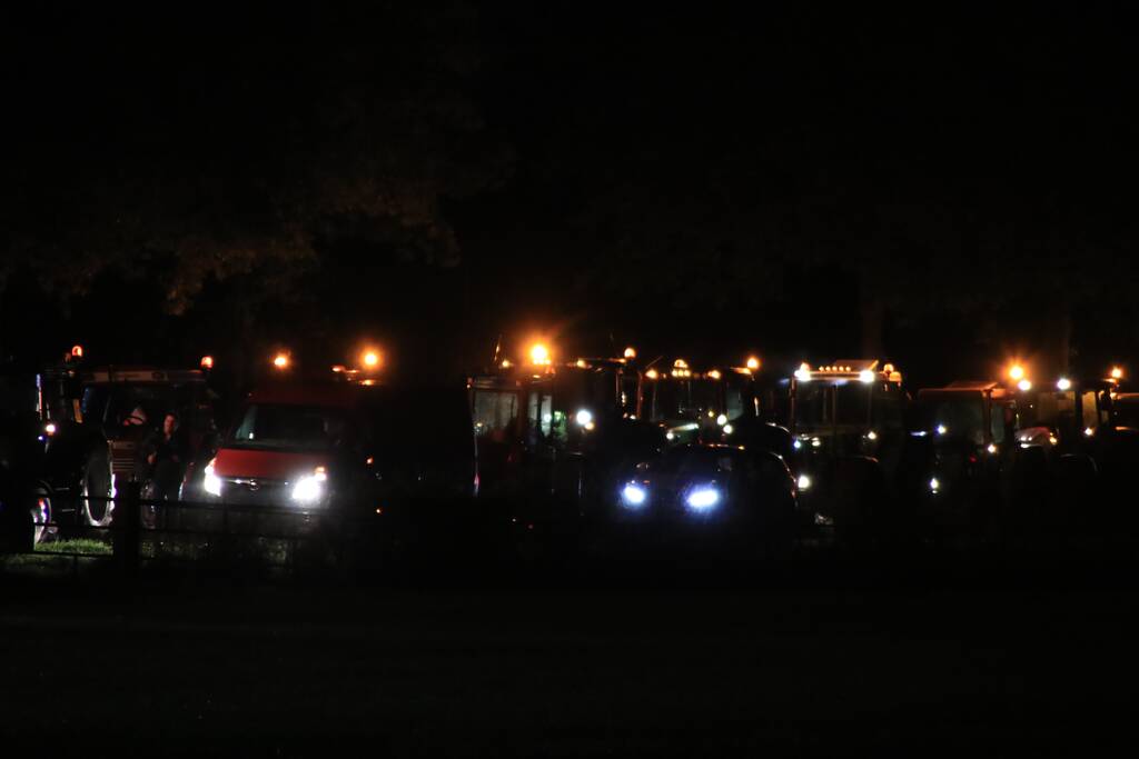 Flinke file en chaos door protesterende boeren
