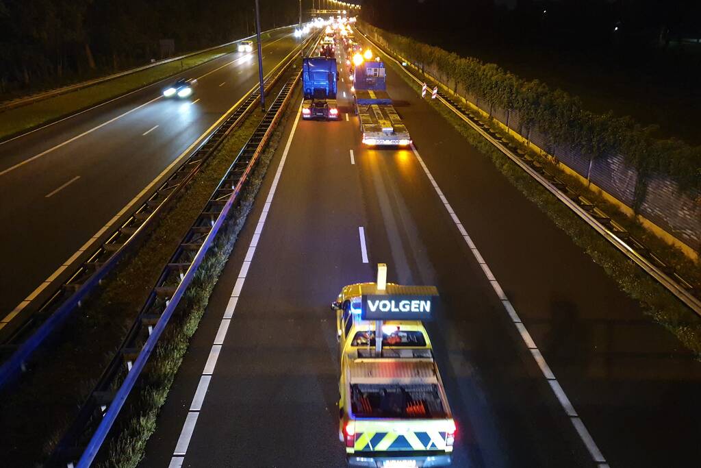 Flinke file en chaos door protesterende boeren