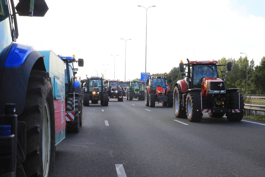 Bilthoven opslot door stikstof boerenprotest