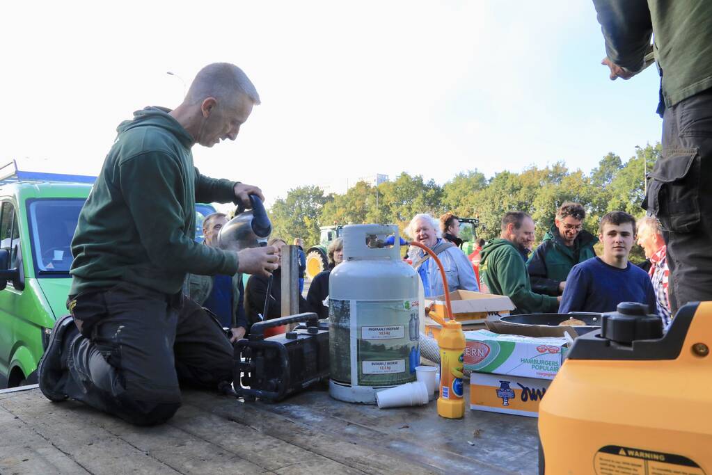 Bilthoven opslot door stikstof boerenprotest