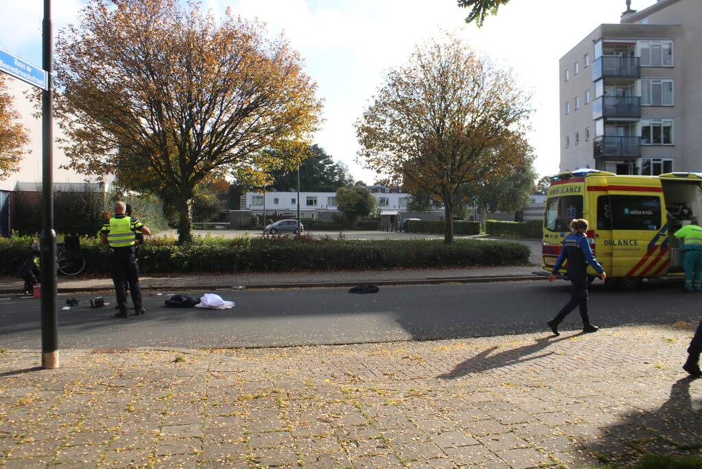 Fietser zwaargewond na valpartij