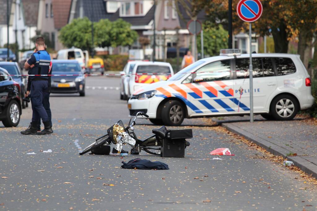 Fietser zwaargewond na valpartij