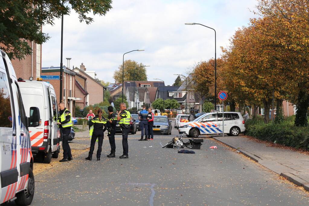 Fietser zwaargewond na valpartij