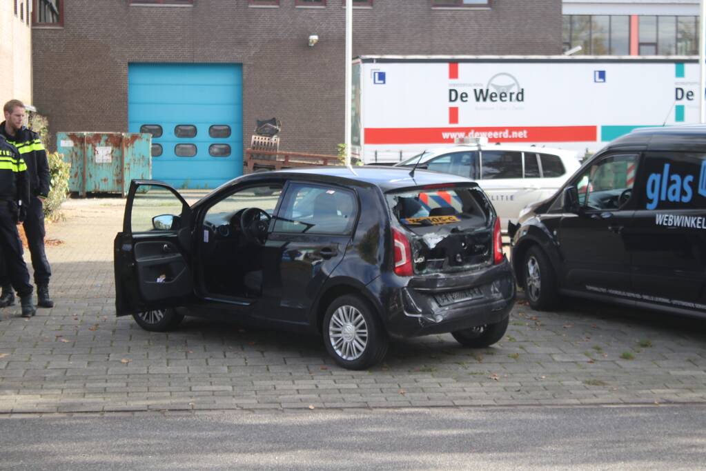 Flinke schade na kop staart aanrijding