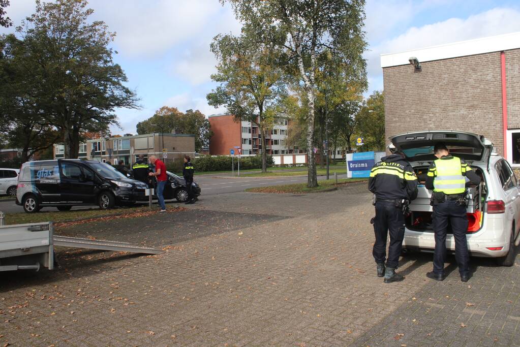 Flinke schade na kop staart aanrijding