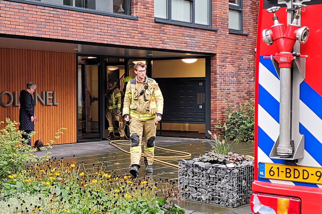 Brand in woning van appartementencomplex