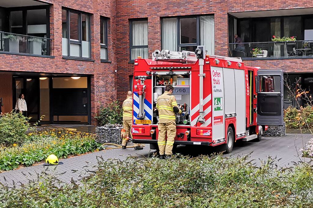Brand in woning van appartementencomplex