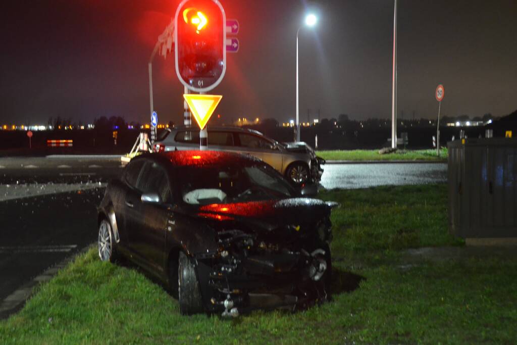 Flinke schade en gewonde bij aanrijding
