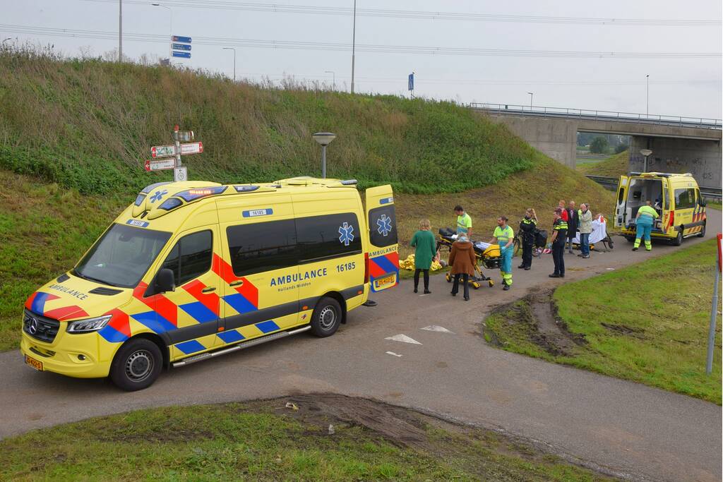 Twee gewonden bij ongeval tussen fietsers