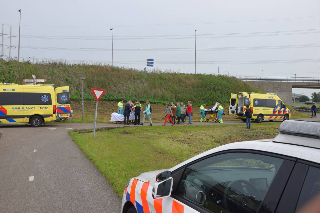Twee gewonden bij ongeval tussen fietsers