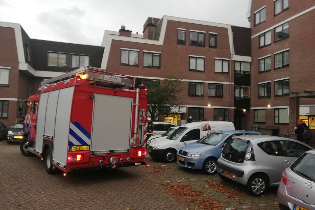 Vreemde lucht in appartementen complex