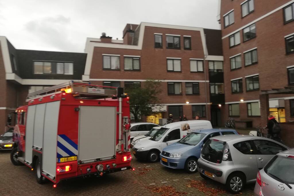 Vreemde lucht in appartementen complex