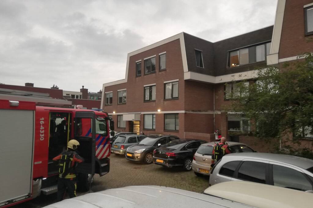 Vreemde lucht in appartementen complex