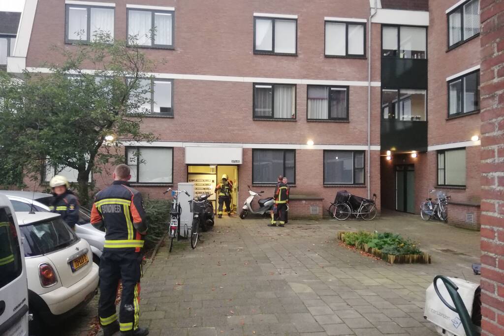 Vreemde lucht in appartementen complex