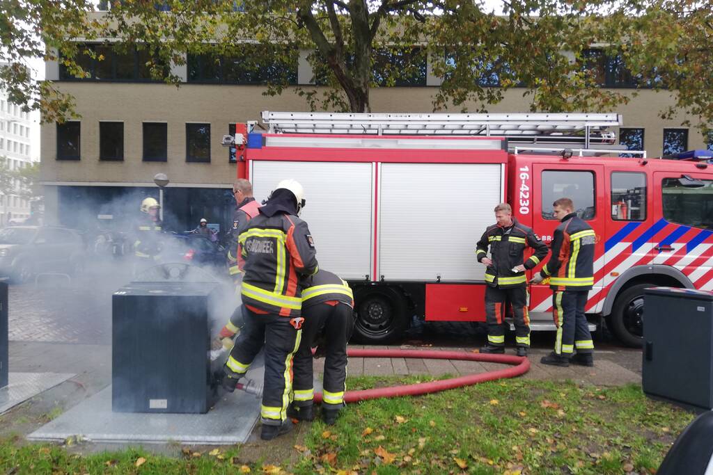 Brand in ondergrondse container Stationskwartier