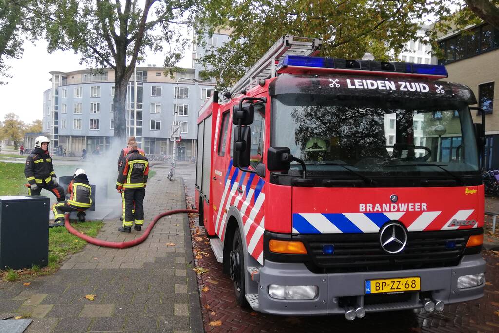 Brand in ondergrondse container Stationskwartier