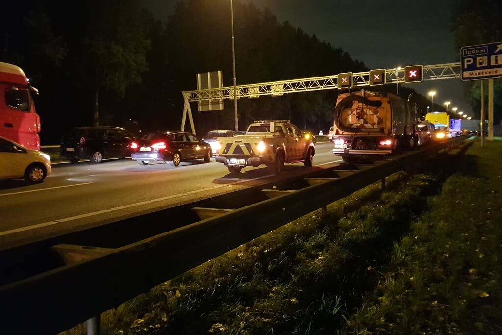 Zeer ernstig ongeval tussen twee vrachtwagens op snelweg