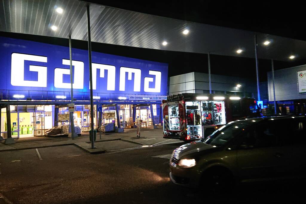 Gamma ontruimd na kortsluiting in lamp