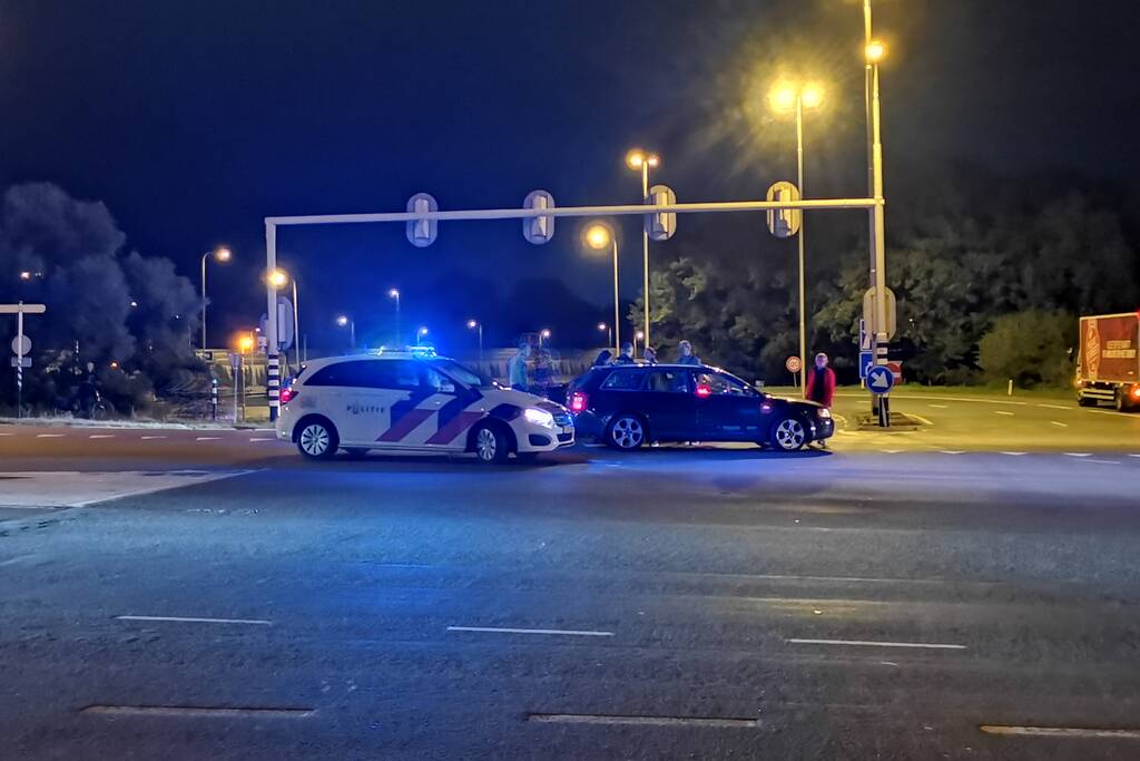Flinke schade na botsing op kruising