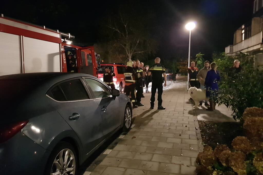 Brandweer enige tijd bezig met gaslucht