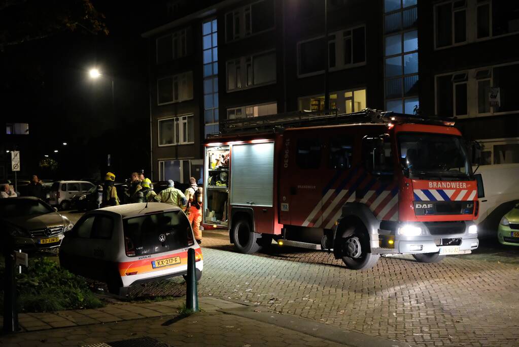Flinke rookontwikkeling bij brand in flatwoning