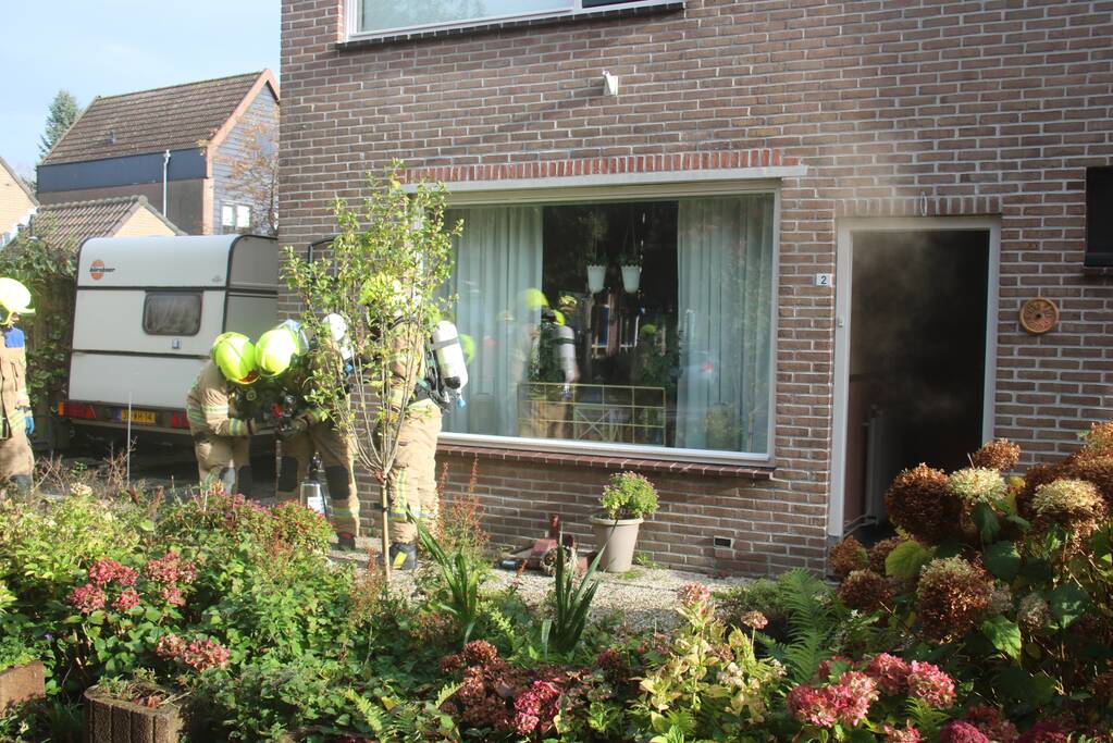 Veel rook bij brand in meterkast