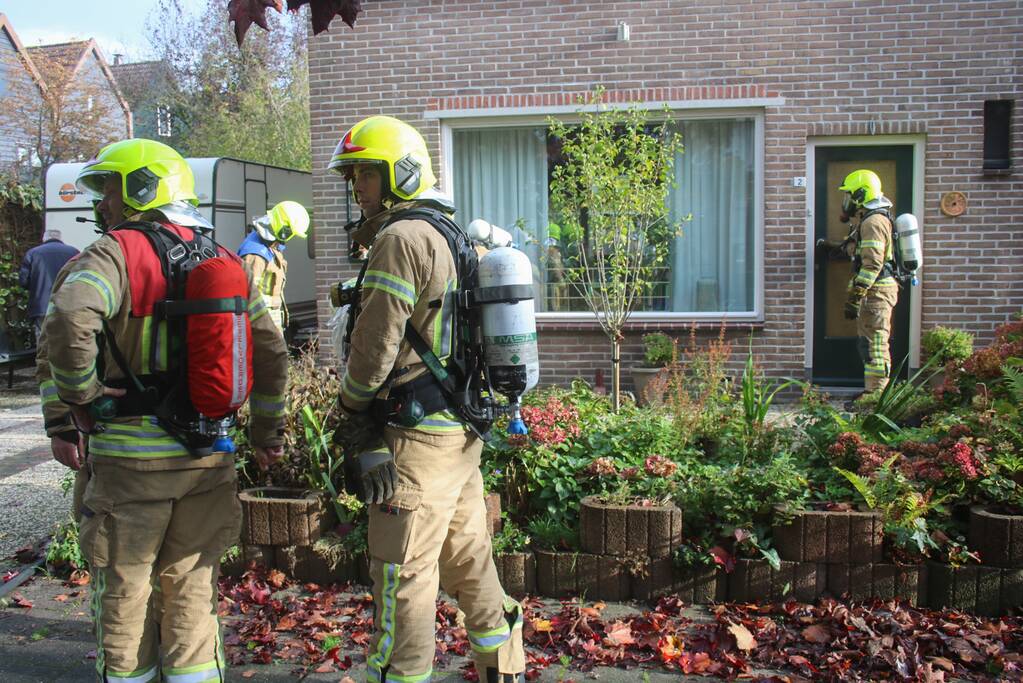 Veel rook bij brand in meterkast