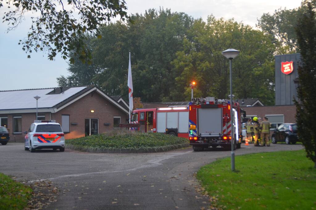 Gewonde bij brand in pand van Leger de Heils