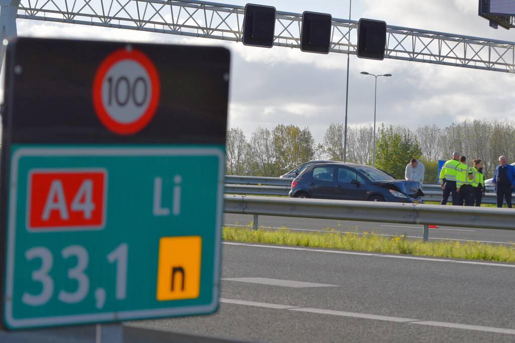 Flinke file na kop staart aanrijding