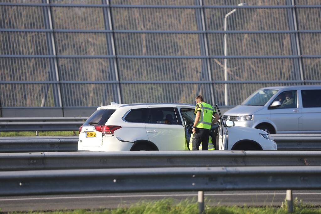 Flinke file na kop staart aanrijding
