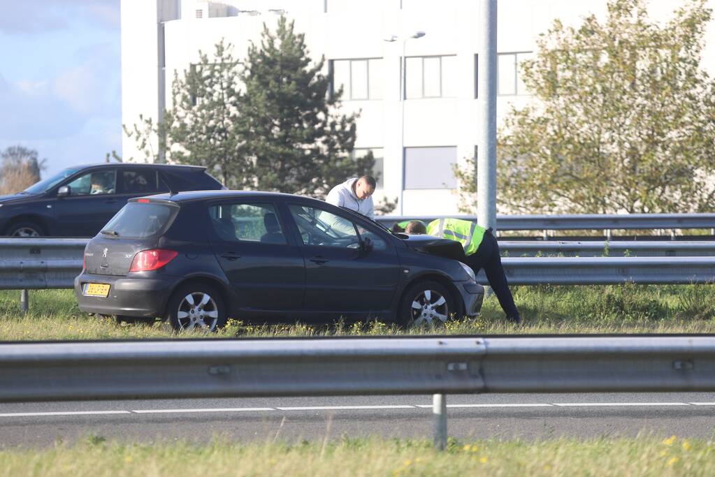 Flinke file na kop staart aanrijding