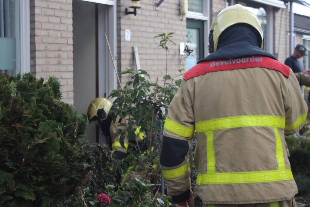 Brand na vermoedelijk werkzaamheden in woning