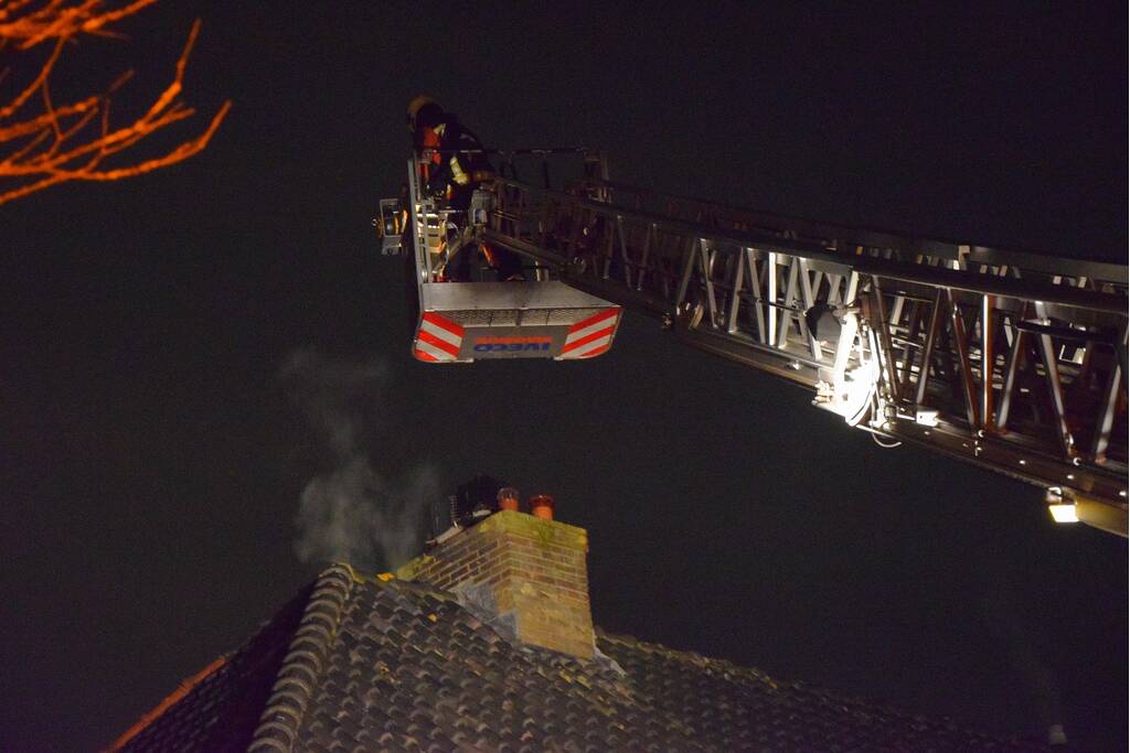 Schoorsteenbrand blijkt cv-ketel afvoer