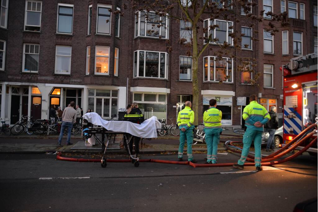 Veel rook bij grote brand in wasserette